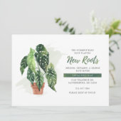 Botanische bewegende aankondiging (Staand voorkant)