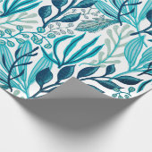 Botanische bladeren cadeaupapier (Hoek)