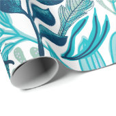 Botanische bladeren cadeaupapier (Rol Hoek)