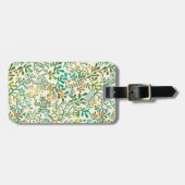 Botanische bladeren Greenery Natural Bagagelabel (Voorkant horizontaal)