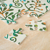 Botanische bladeren Greenery Natural Legpuzzel (Zijkant)