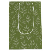 Botanische bladeren medium cadeauzakje (Achterkant)