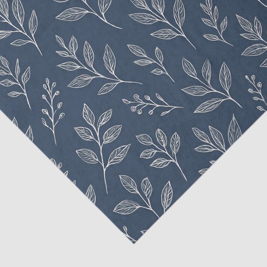 Botanische bladeren tissuepapier (Detail)