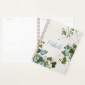 Botanische blauw van Japanse Waterverf Planner (Display)