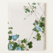 Botanische blauw van Japanse Waterverf Planner (Achterkant)
