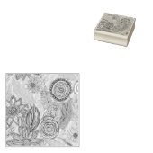 Botanische Bliss Rubberstempel (Gestempeld)