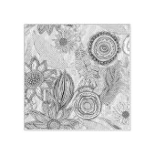 Botanische Bliss Rubberstempel (Afrduk)