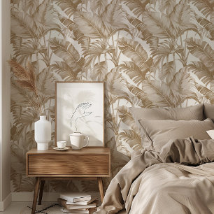 Botanische Blockprint Peel & Stick Behang