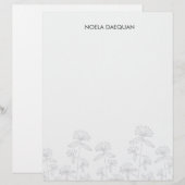 botanische bloem (Voorkant / Achterkant)