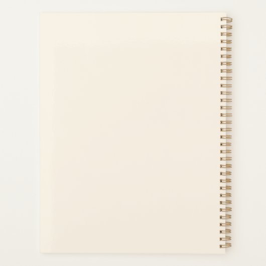 Botanische Bloem Bruiloft Planner (Achterkant)