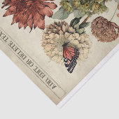 Botanische bloem illustraties op perkament nr. 5 tissuepapier (Detail)