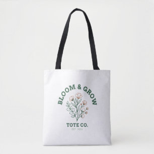 Botanische Bloem Minimalistische Tuin Natuur Draagtas