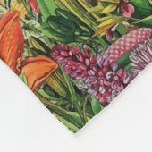 Botanische bloem Natuur Wilde bloem Fleece Deken (Hoek)