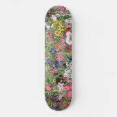 Botanische bloem Natuur Wilde bloem Skateboard (Voorkant)