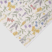  Botanische Bloem Stem Tekeningen Patroon Tissuepapier (Detail)