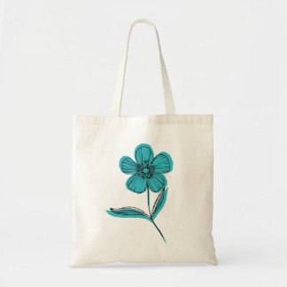 botanische bloem tote bag