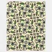 Botanische bloemblaadjes deken (Voorkant)