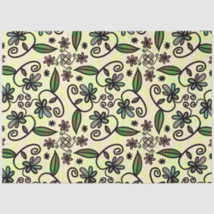 Botanische bloemblaadjes tissuepapier