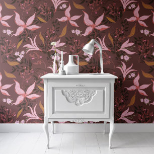  Botanische Bloemen Behang Peel & Stick