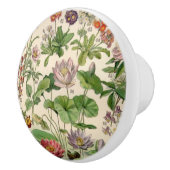 botanische bloemen keramische knop (Rechts)
