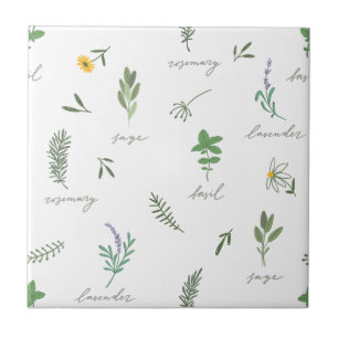 Botanische Bloemen Tegeltje