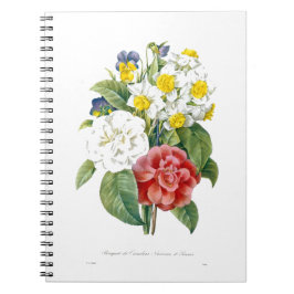  botanische bloemen van Redoute. Notitieboek