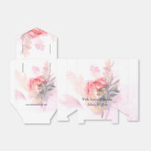 Botanische bloemenbruiloft | bedankdoosjes (Uitgevouwen)