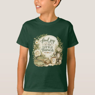 Botanische Bloemige Cottagecore Inspirerend Ontwer T-shirt