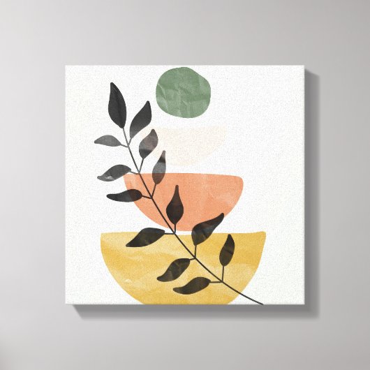 Botanische Bohemen-Plant Kunst Canvas Afdruk (Voorkant)