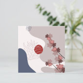 Botanische Boho Blue Magenta (Staand voorkant)