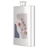 Botanische Boho Blue Magenta Flacon (Links)