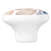 Botanische Boho Herfst Bladeren Patroon Keramische Knop (Zijkant)