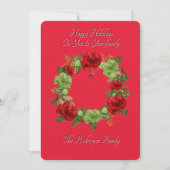 BOTANISCHE BOHO KERST KAART (Voorkant)