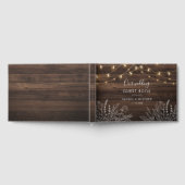 Botanische bruiloft met ritsladingen gastenboek (Volledig)