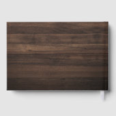 Botanische bruiloft met ritsladingen gastenboek (Achterkant)