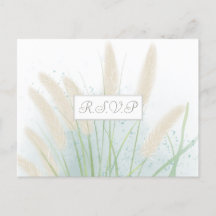 Botanische bruiloft RSVP-Briefkaart