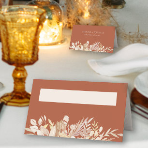 Botanische bruiloft Terracotta Cream Personalizeer