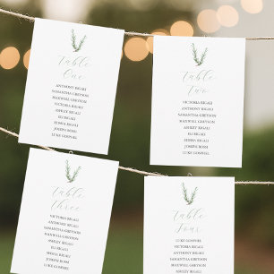 Botanische bruiloft Zitting Grafiek door Tafelplan Kaart