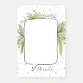 Botanische bubbels op maat post-it® notes (Voorkant)