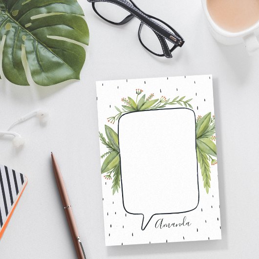 Botanische bubbels op maat post-it® notes