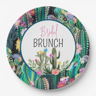 Botanische Cactus+Florals I Bord