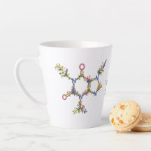 Botanische cafeïne molecuul mokka