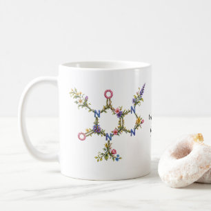 Botanische Caffeïne Molecuul Mok
