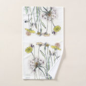 Botanische Catsear Wildflower Bath-set Bad Handdoek (Handdoek)