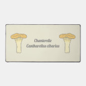 Botanische Chanterelle Mushroom Desk Mat (Voorkant)