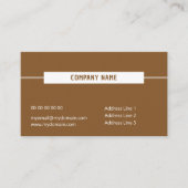 Botanische Chanterelle-paddenstoel Visitekaartje (Voorkant)