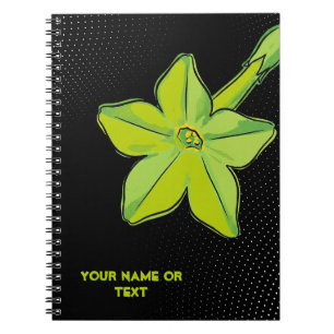 Botanische Chartreuse: De 'Lime Green' Nicotiana Notitieboek