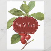 Botanische Cherry Recipe Divider (Achterkant)