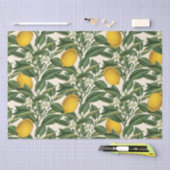 botanische citroenbloesempatroon tissuepapier (Craft)