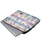 Botanische computer Hoesje Laptop Sleeve (Voorkant onderkant)